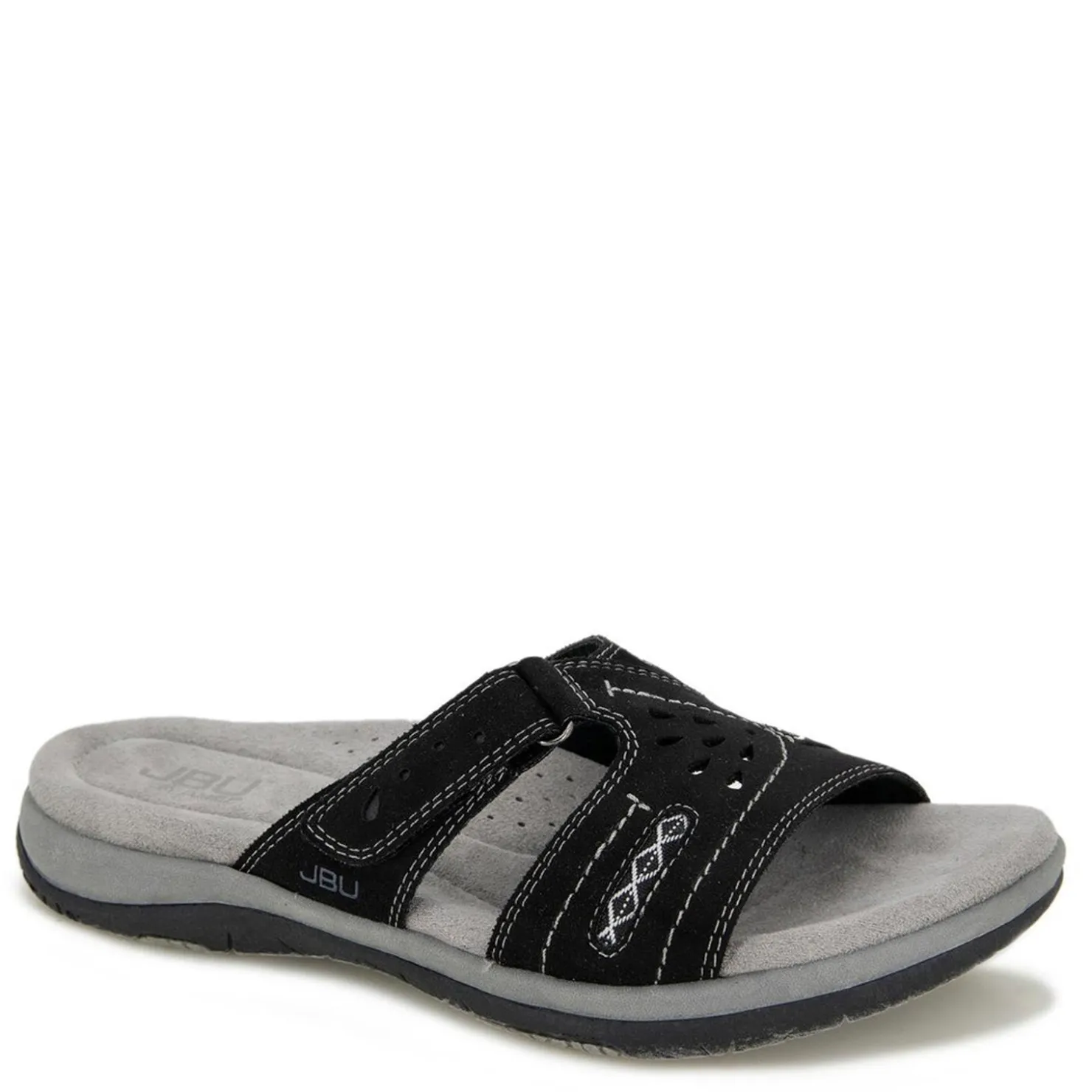 Footbed Sandals*JBU by Jambu Women's , Sissey Sandal Black