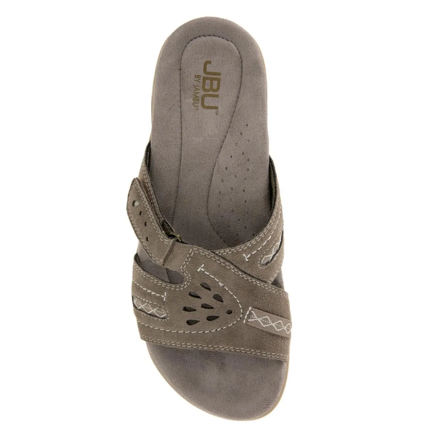 Footbed Sandals*JBU by Jambu Women's , Sissey Sandal Brown