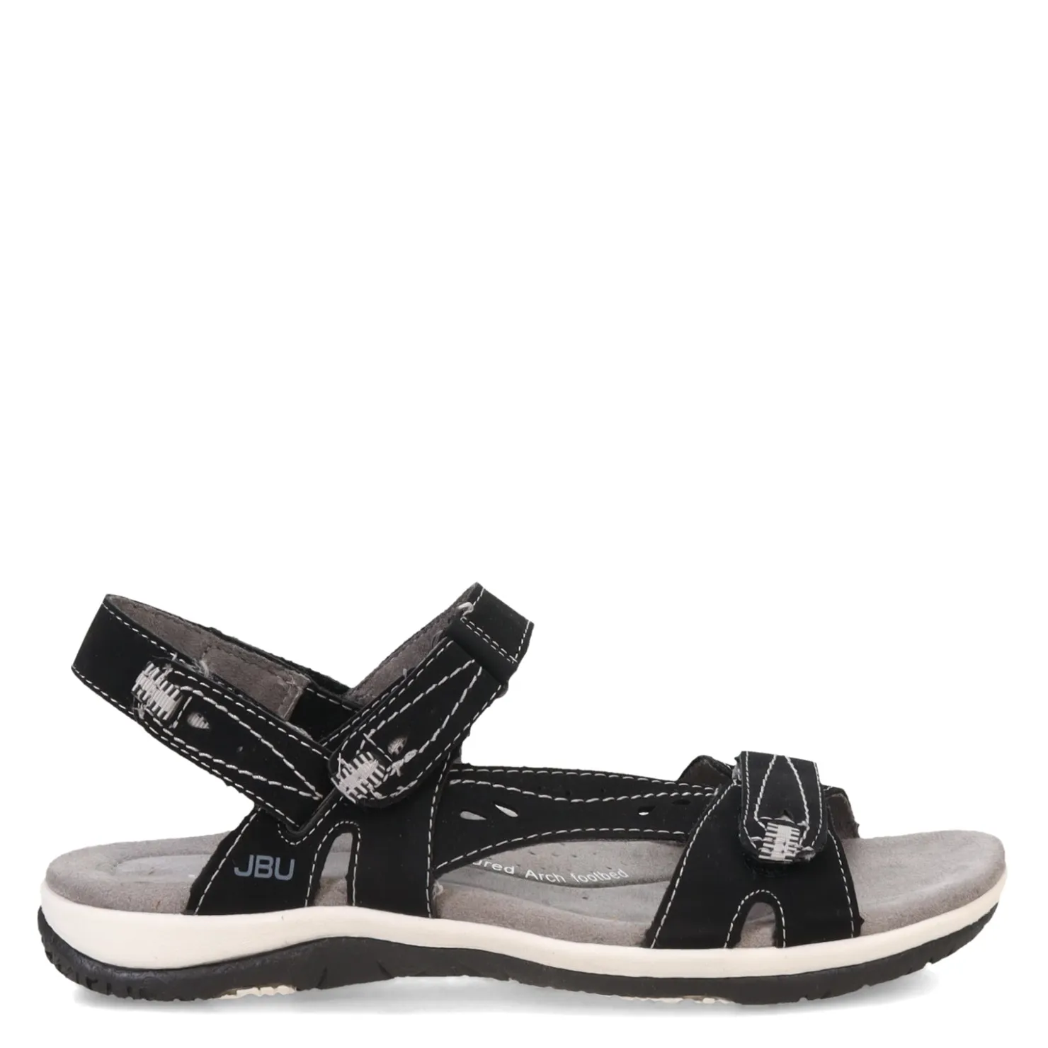 Footbed Sandals*JBU by Jambu Women's , Stephie Sandal Black