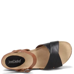 Wedges*Josef Seibel Women's , Clea 10 Sandal Black