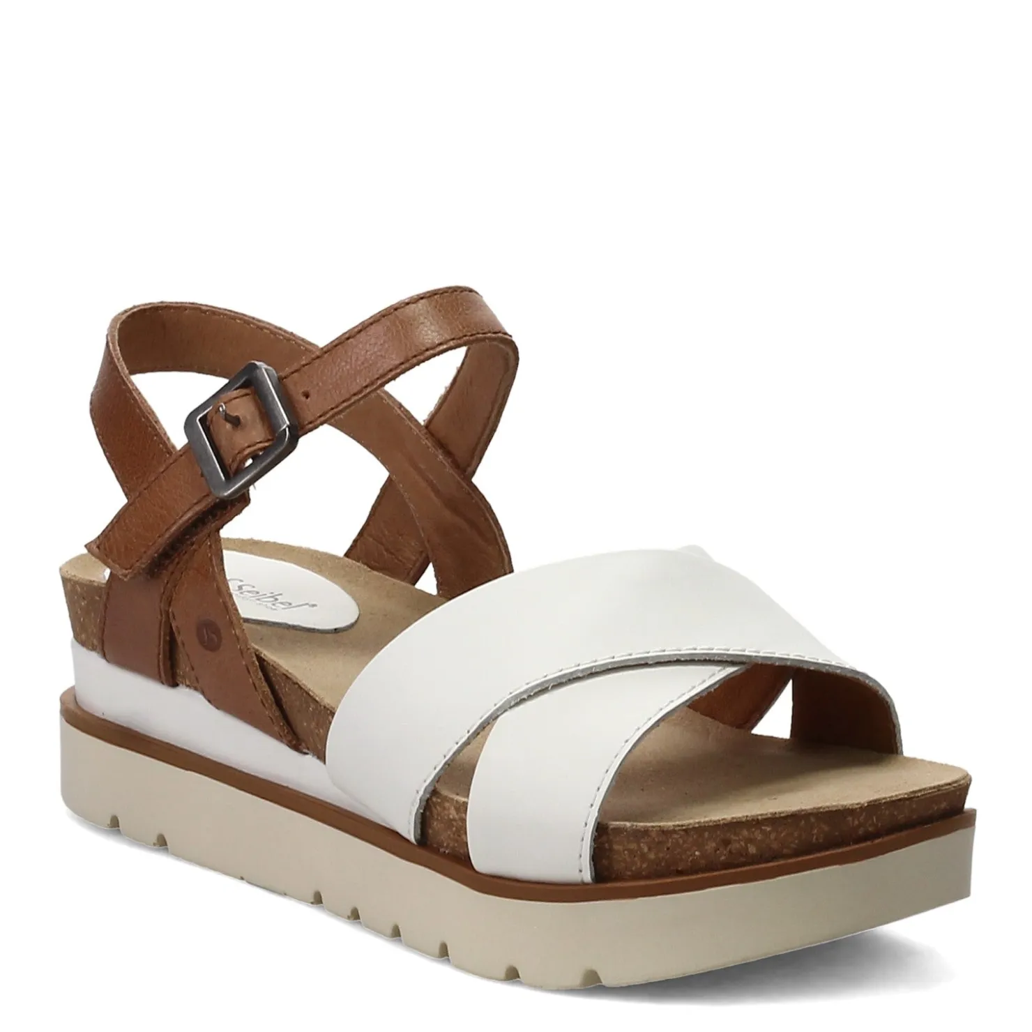 Wedges*Josef Seibel Women's , Clea 10 Sandal White
