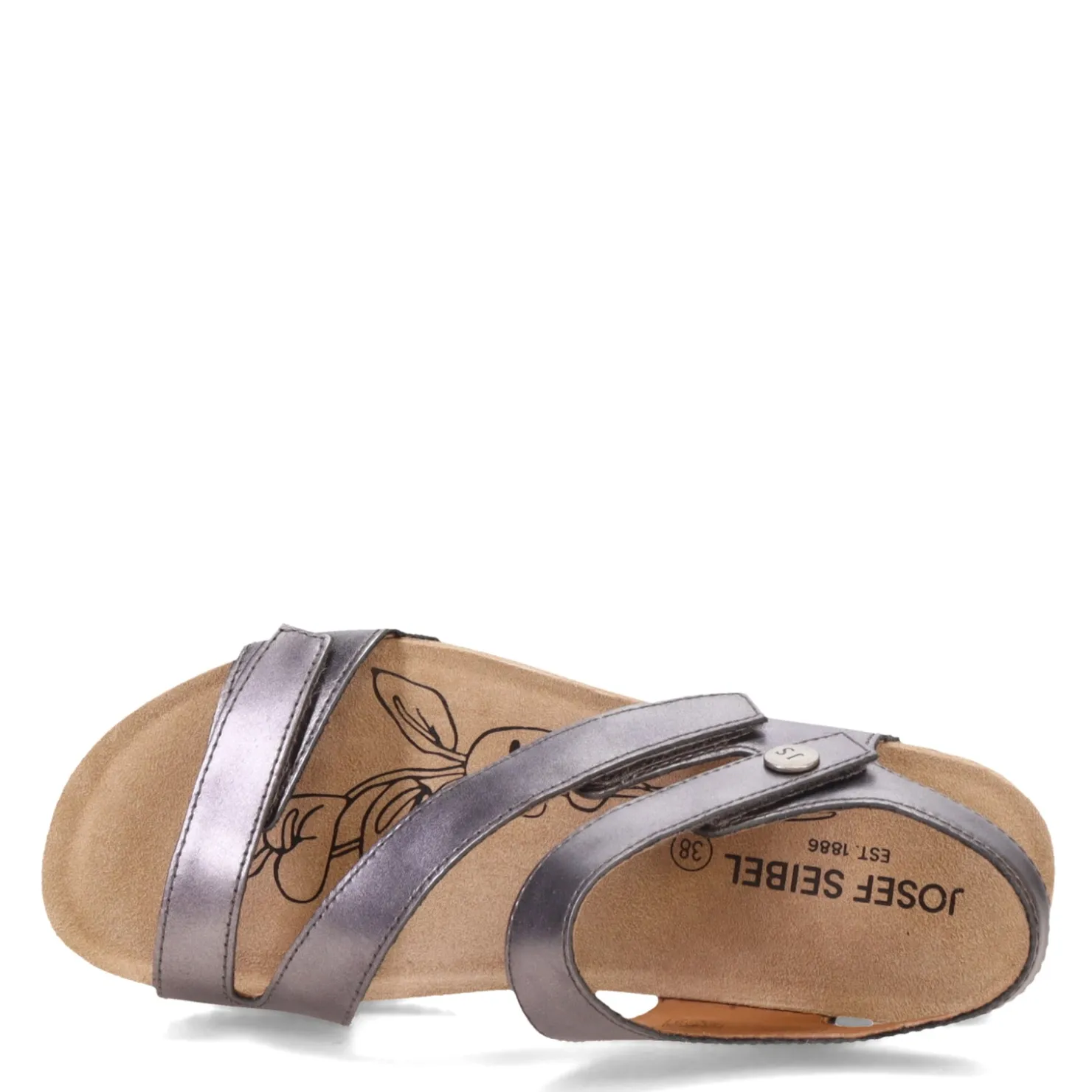 Footbed Sandals*Josef Seibel Women's , Tonga 25 Sandal Anthrazit