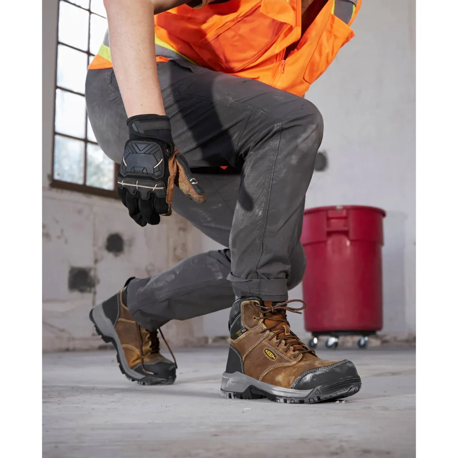 Women's , Evanston 6-inch ESD Composite Toe Work Boot|KEEN Utility