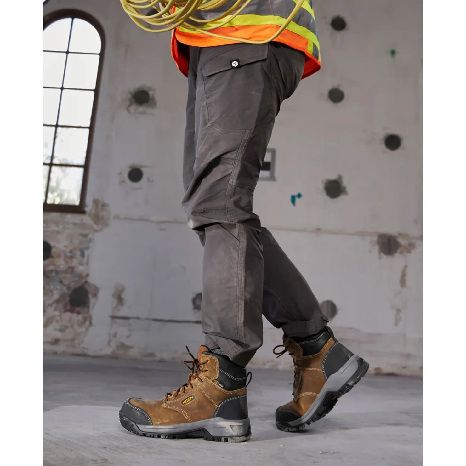 Women's , Evanston 6-inch ESD Composite Toe Work Boot|KEEN Utility