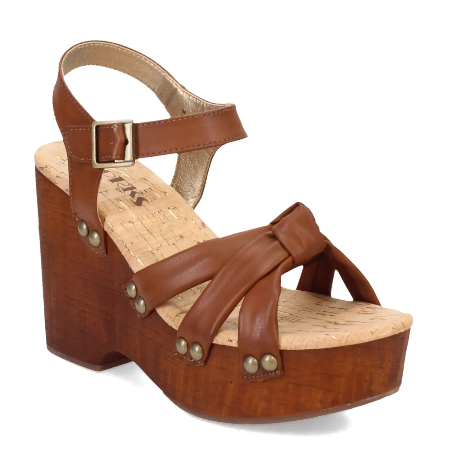 Wedges*Korks Women's , Dawson Sandal Brown