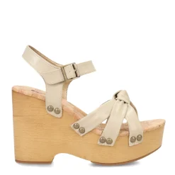 Heeled Sandals*Korks Women's , Dawson Sandal Off White