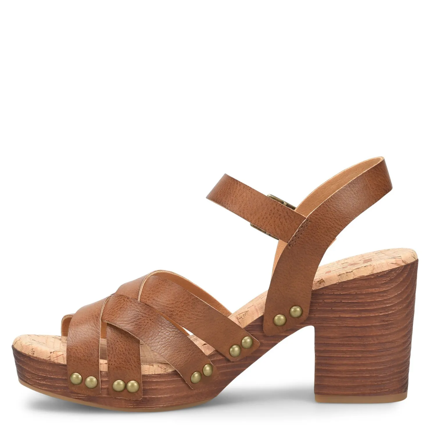 Heeled Sandals*Korks Women's , Naomi Sandal Tan