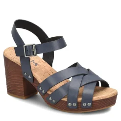 Heeled Sandals*Korks Women's , Naomi Sandal Navy