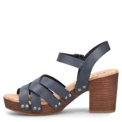 Heeled Sandals*Korks Women's , Naomi Sandal Navy
