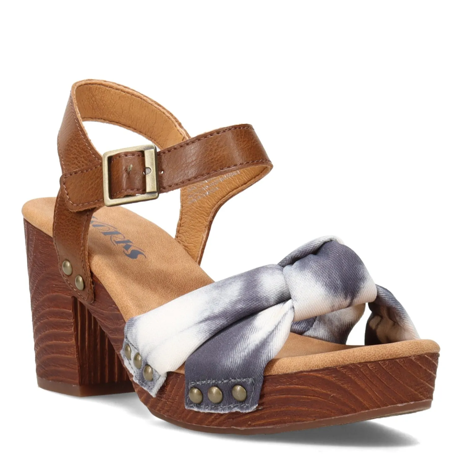 Heeled Sandals*Korks Women's , Natalia Sandal Tan Blue