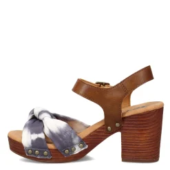 Heeled Sandals*Korks Women's , Natalia Sandal Tan Blue