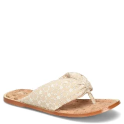 Flip Flops*Korks Women's , Poppy Sandal Cream