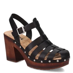 Heeled Sandals*Korks Women's , Whitney Platform Sandal Black