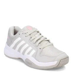 Court*K-Swiss Women's , Court Express Pickleball Shoe Vapor Blue/White/Coral Blush