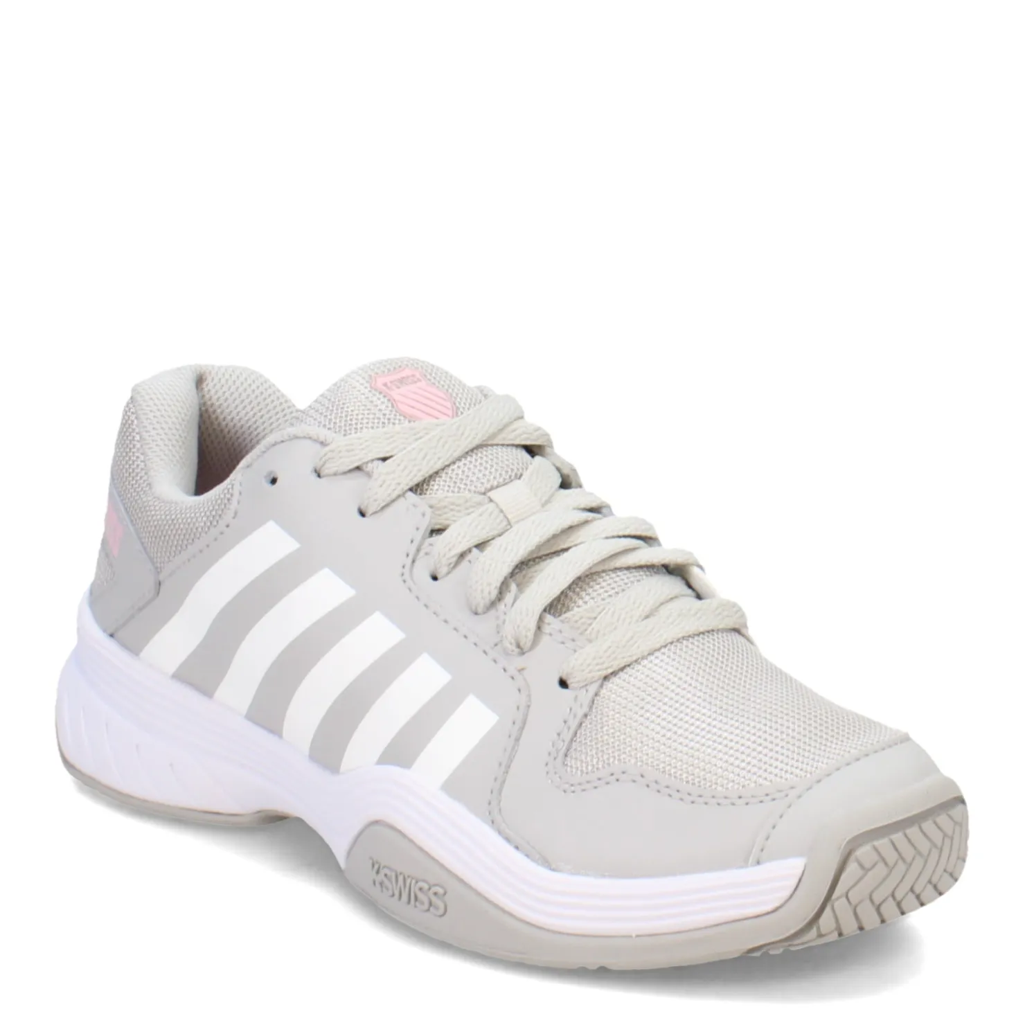 Court*K-Swiss Women's , Court Express Pickleball Shoe Vapor Blue/White/Coral Blush