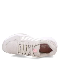 Court*K-Swiss Women's , Court Express Pickleball Shoe Vapor Blue/White/Coral Blush