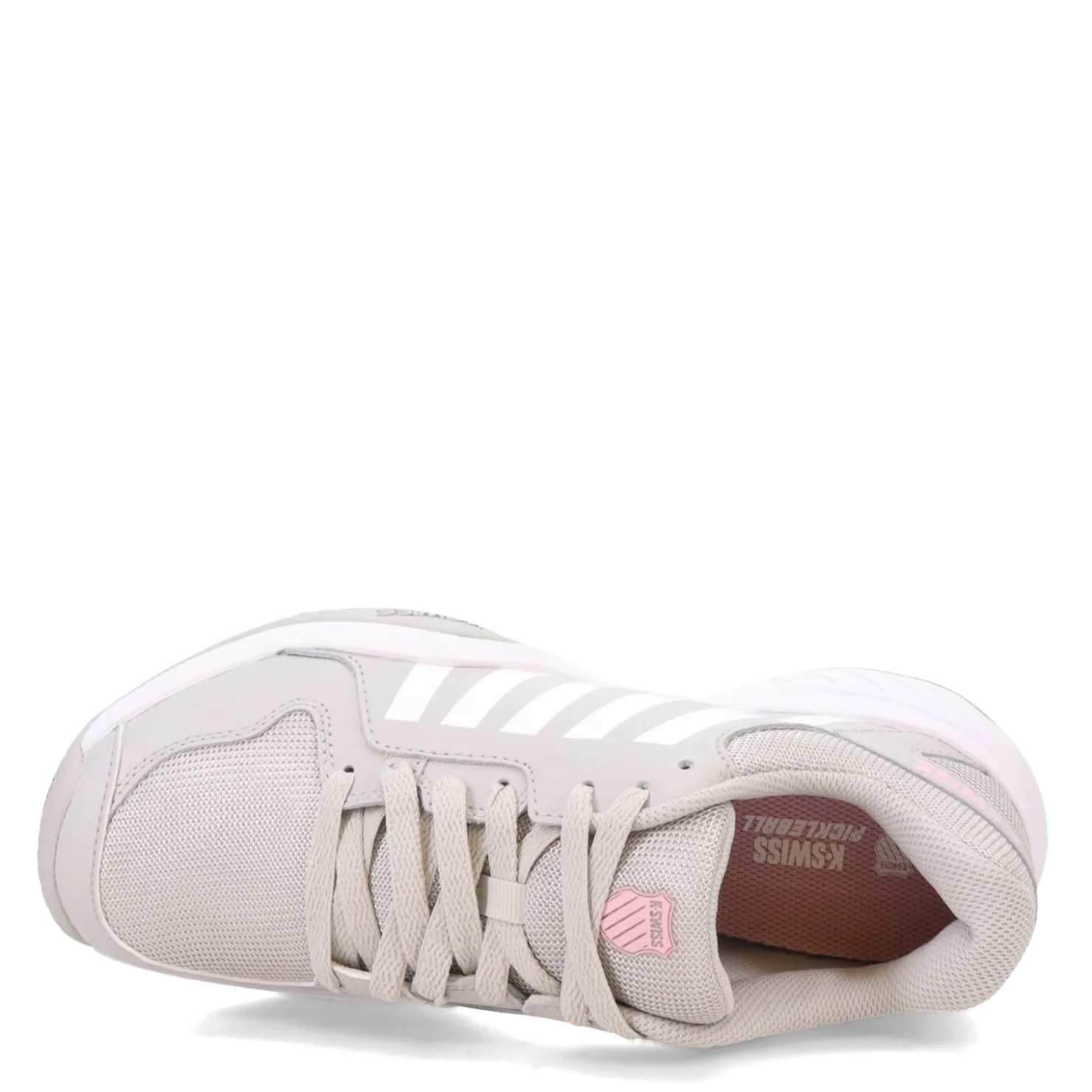 Court*K-Swiss Women's , Court Express Pickleball Shoe Vapor Blue/White/Coral Blush