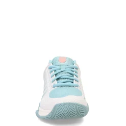 Court*K-Swiss Women's , Express Light Pickleball Shoe White/Nile Blue/Desert Flower