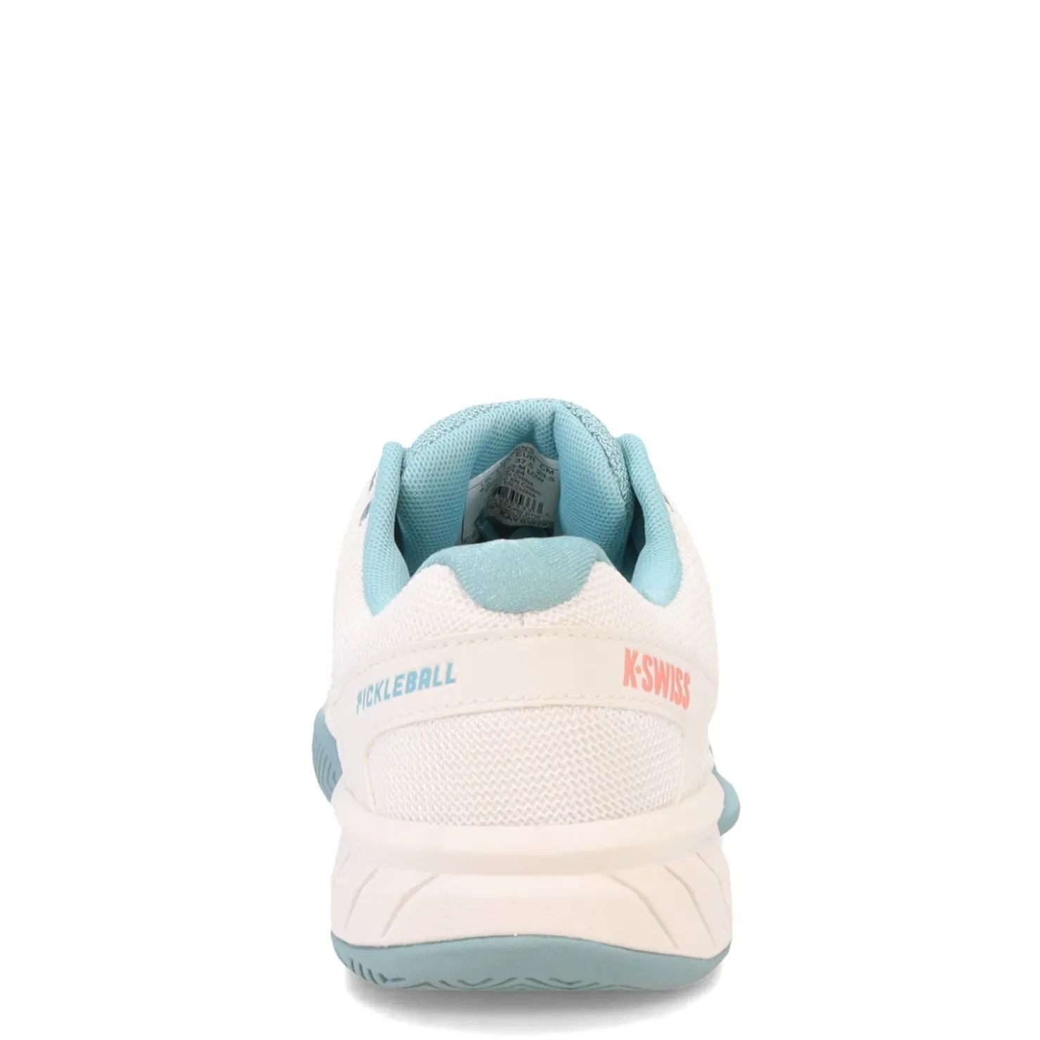 Court*K-Swiss Women's , Express Light Pickleball Shoe White/Nile Blue/Desert Flower