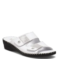 Wedges*La Plume Women's , Jessica Sandal White