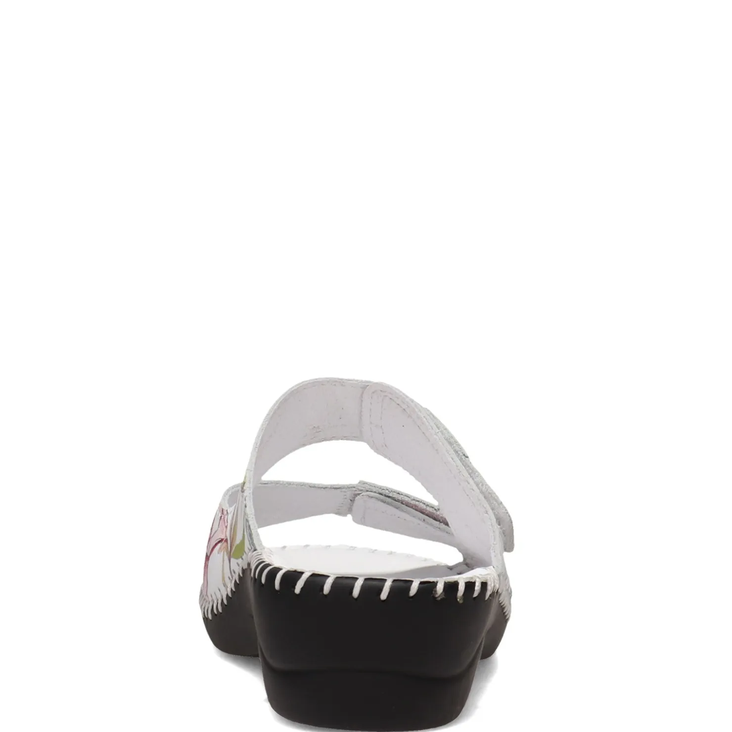 Wedges*La Plume Women's , Jessica Sandal White Floral
