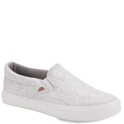 Fashion & Street*Lamo Women's , Piper Slip-On White Snake
