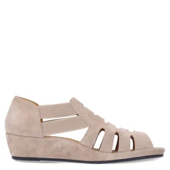 Wedges*L'Amour Des Pieds Women's , Bayla Sandal Taupe Suede