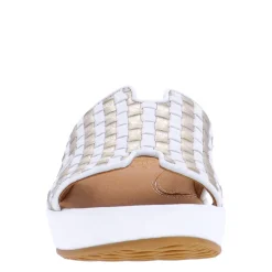 Wedges*L'Amour Des Pieds Women's , Cusaro Sandal White/Gold