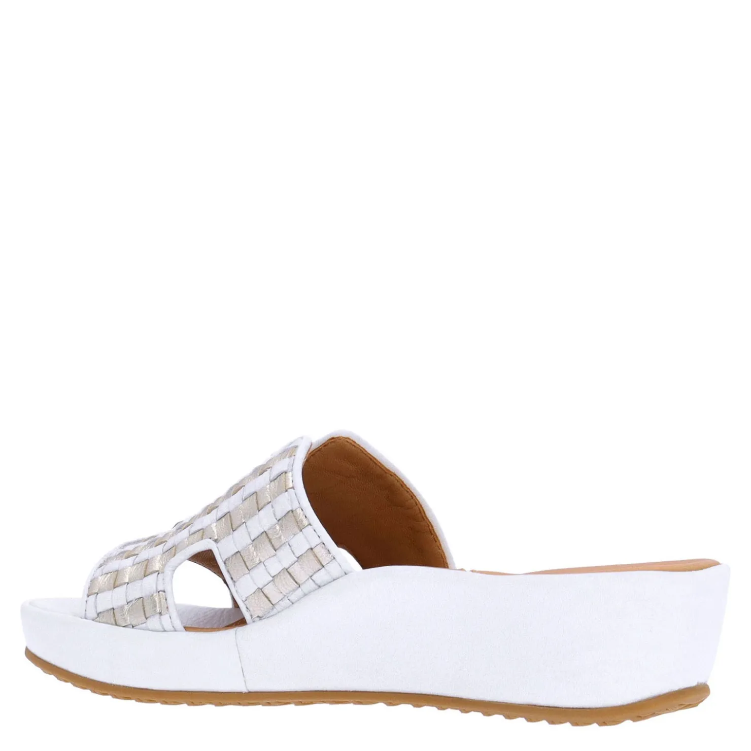Wedges*L'Amour Des Pieds Women's , Cusaro Sandal White/Gold