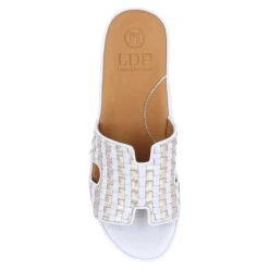 Wedges*L'Amour Des Pieds Women's , Cusaro Sandal White/Gold