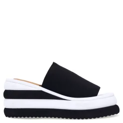 Wedges*L'Amour Des Pieds Women's , Emiko Sandal Black White