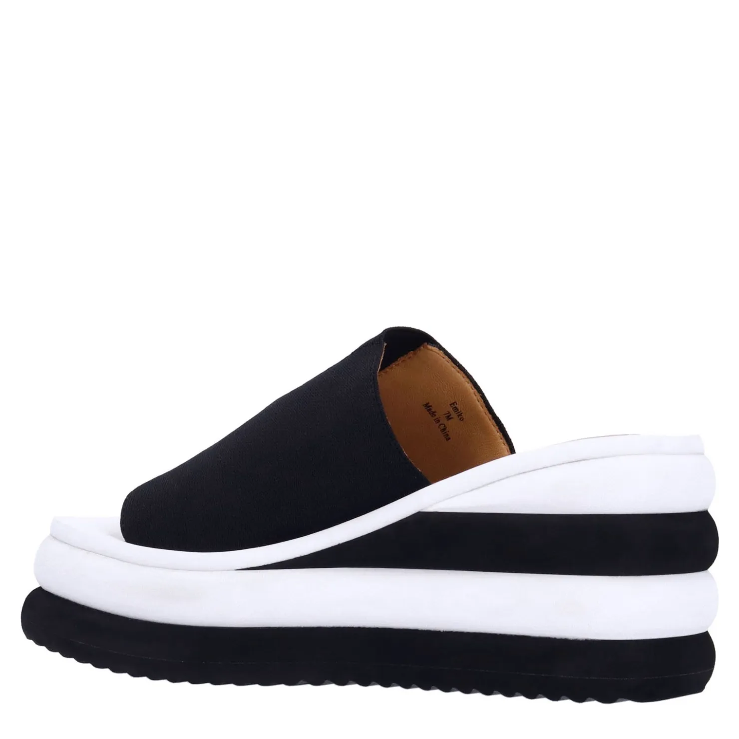 Wedges*L'Amour Des Pieds Women's , Emiko Sandal Black White