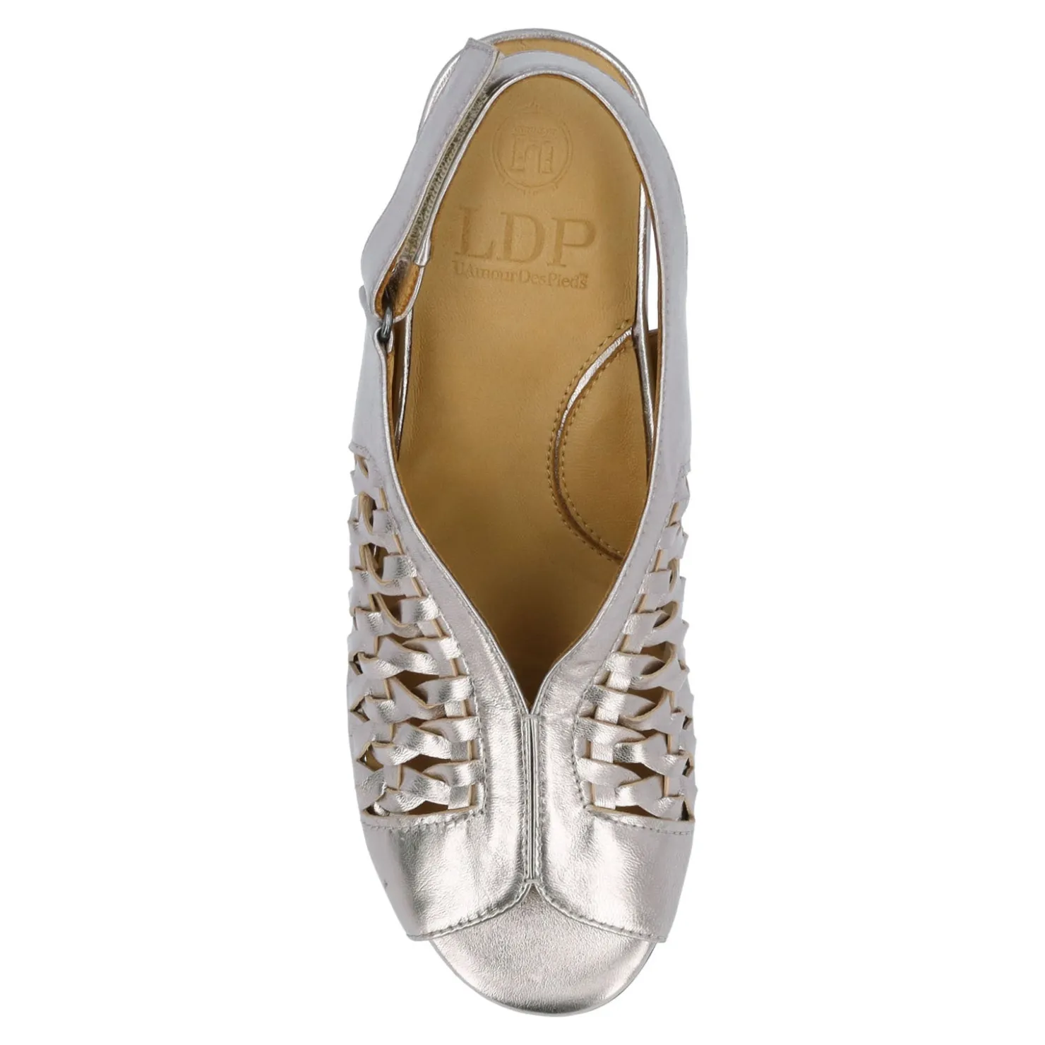 Heeled Sandals*L'Amour Des Pieds Women's , Myrina Sandal Champagne