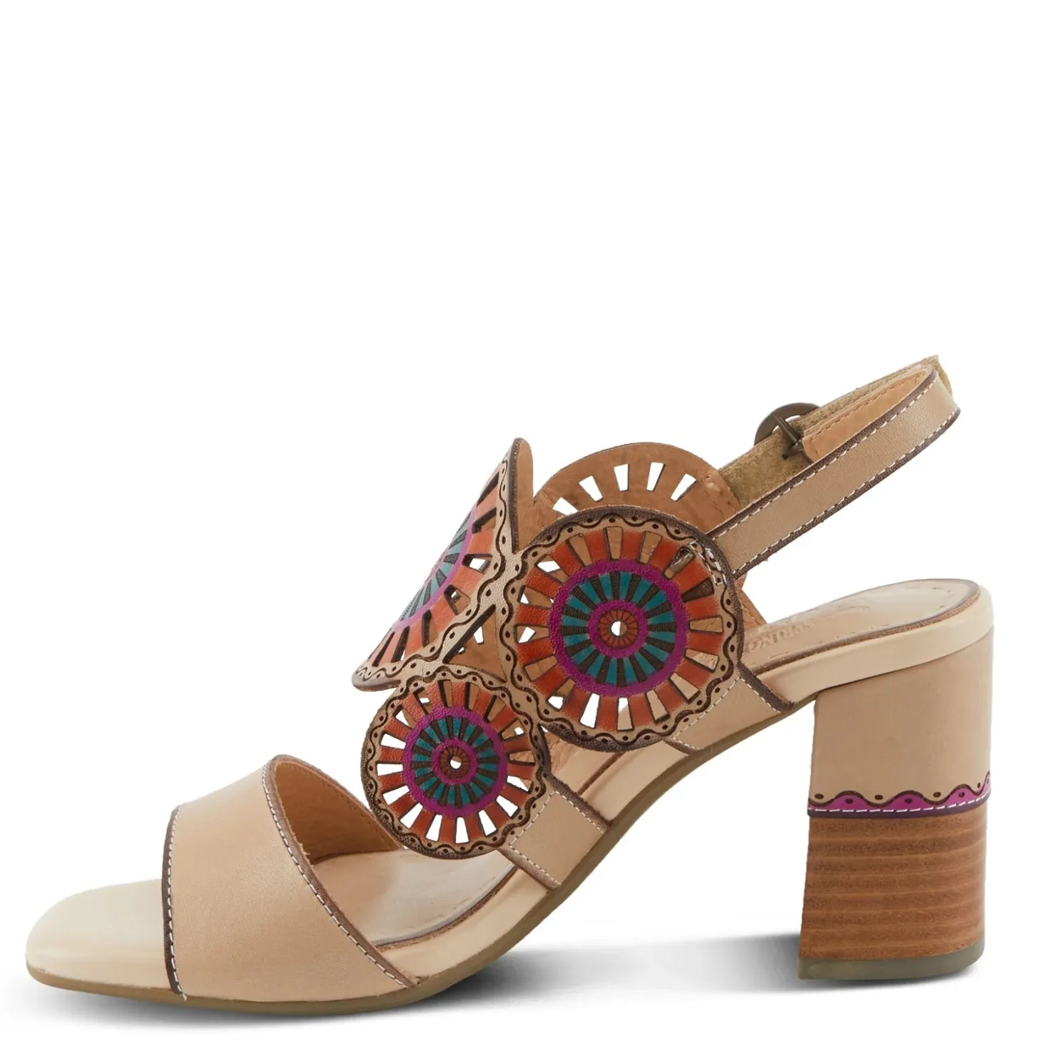 Women's L'Artiste By Spring Step, Pinwheel Sandal|L Artiste