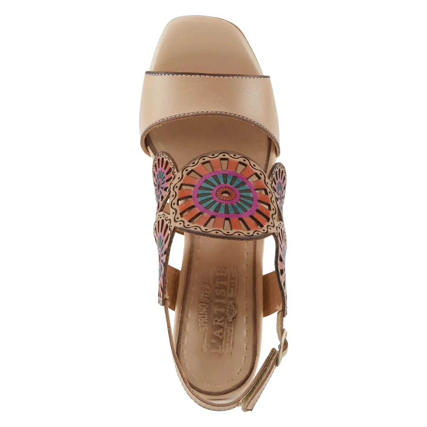 Women's L'Artiste By Spring Step, Pinwheel Sandal|L Artiste