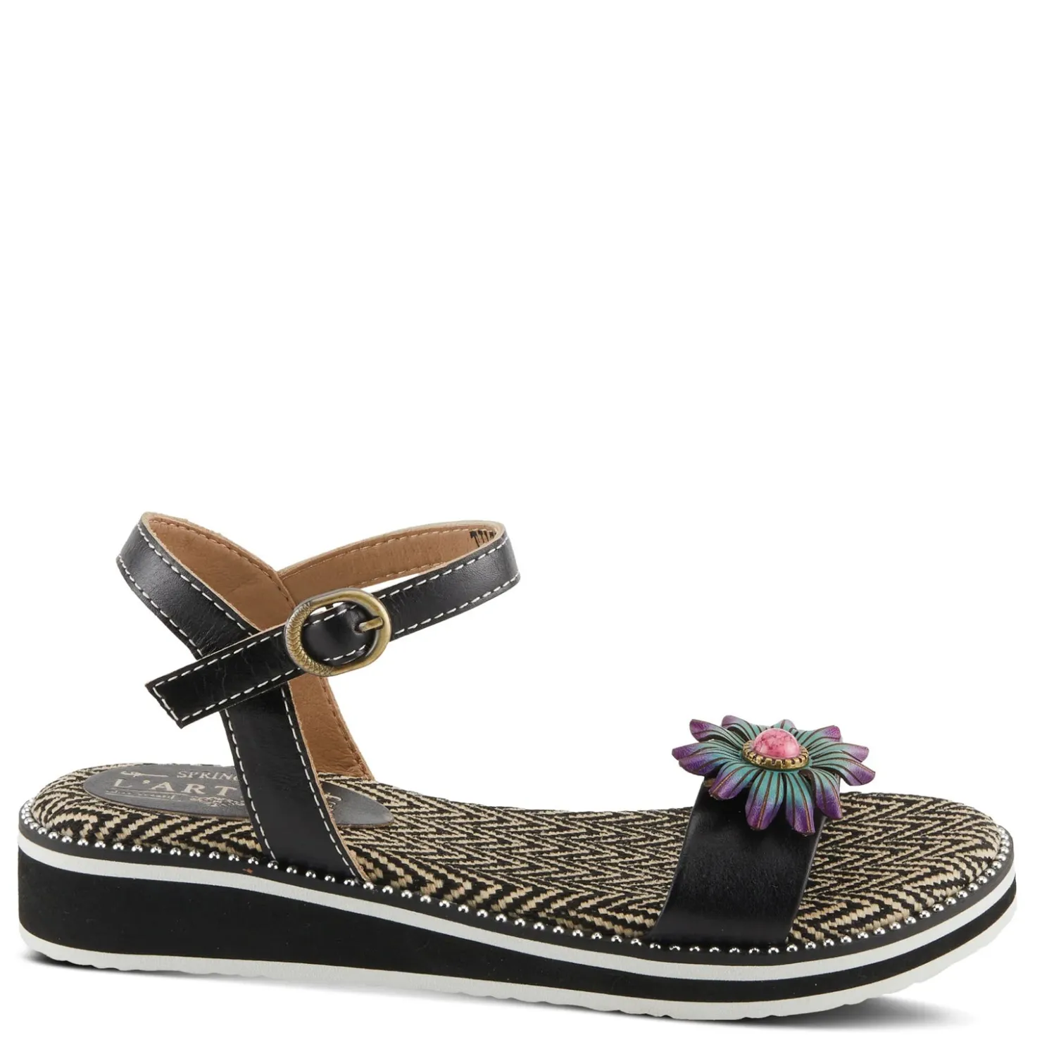 Women's L'Artiste By Spring Step Tilton Wedge Sandal|L Artiste Clearance