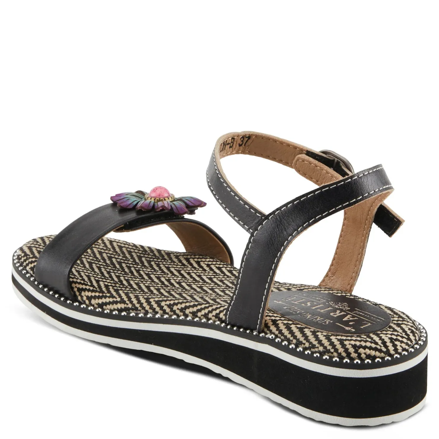 Women's L'Artiste By Spring Step Tilton Wedge Sandal|L Artiste Clearance