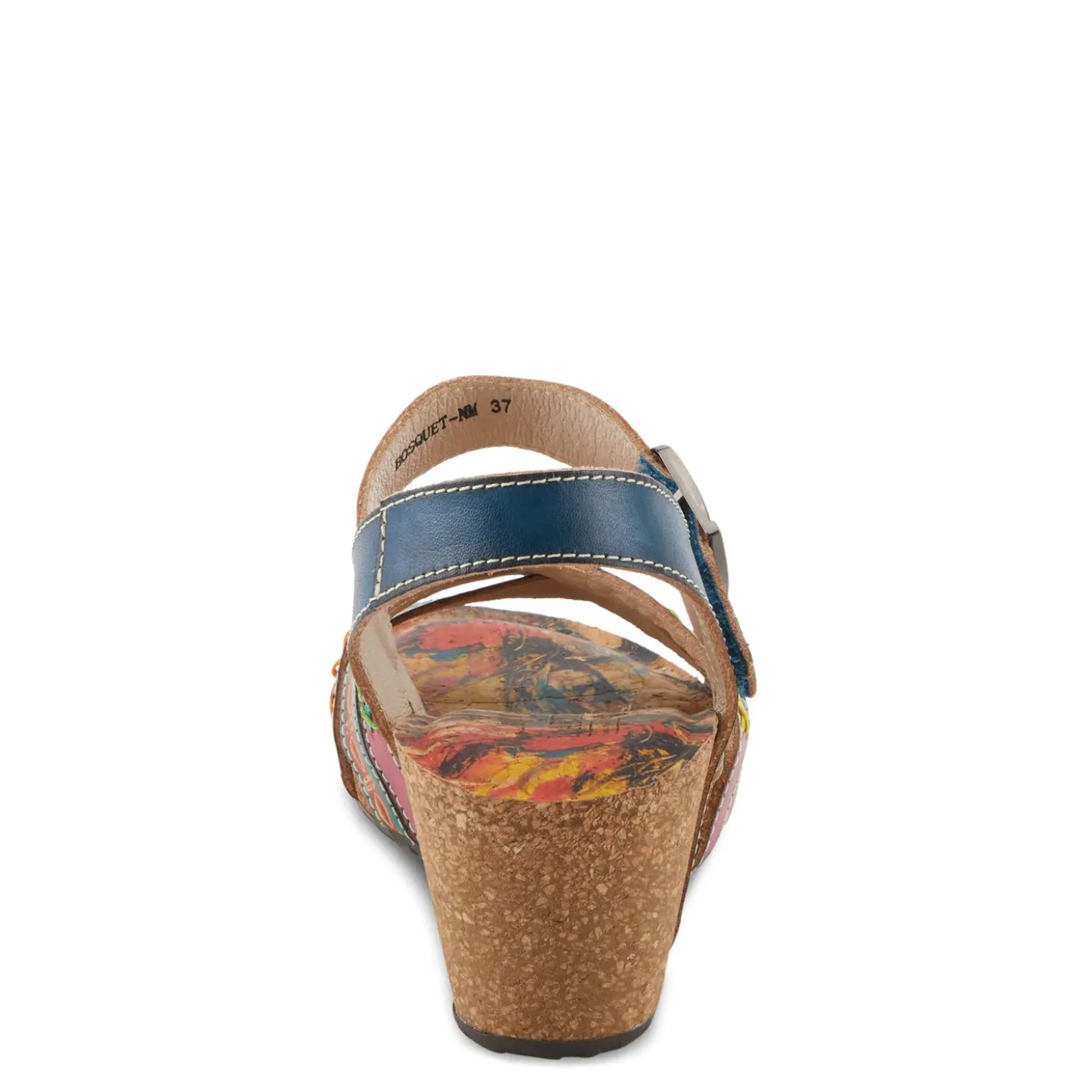Women's L'Artiste By Spring Step, Bosquet Wedge Sandal|L Artiste Clearance