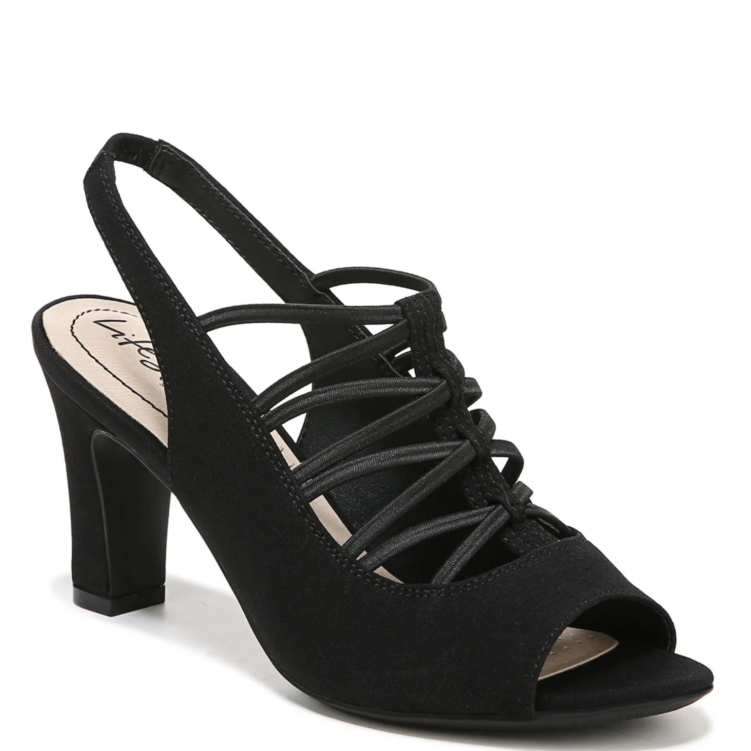 Heeled Sandals*LifeStride Women's , Cabaret Sandal Black
