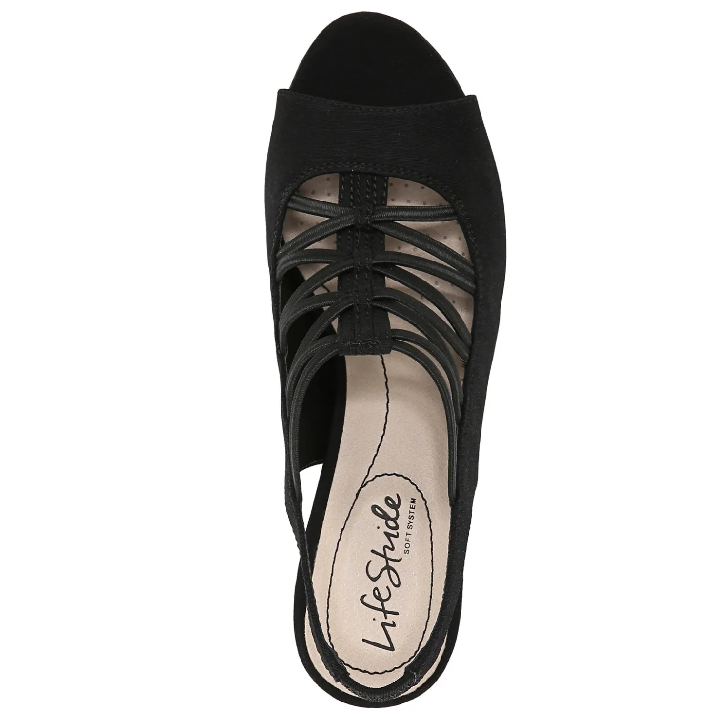 Heeled Sandals*LifeStride Women's , Cabaret Sandal Black