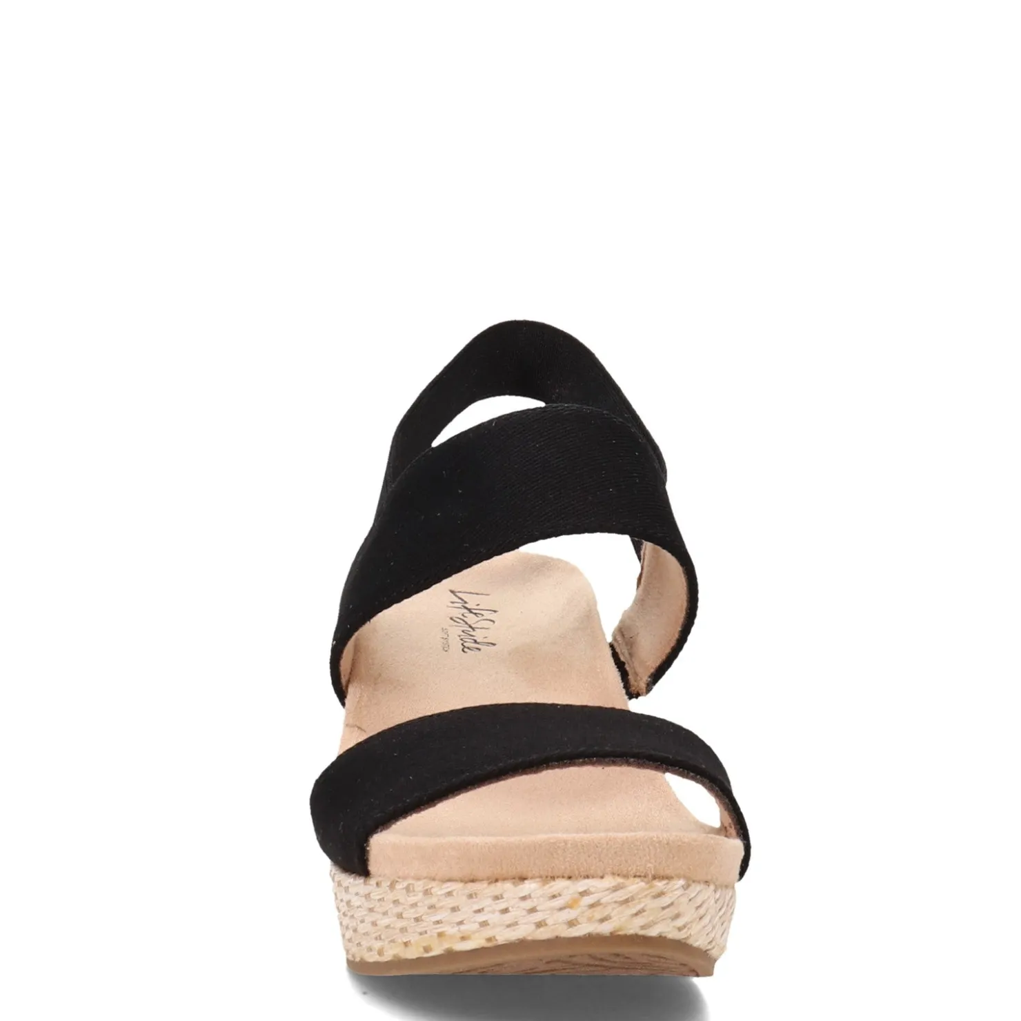 Wedges*LifeStride Women's , Delta Sandal Black