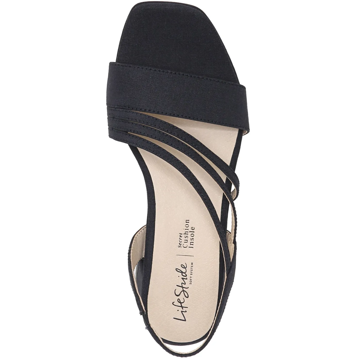 Heeled Sandals*LifeStride Women's , Joy 2 Sandal Navy