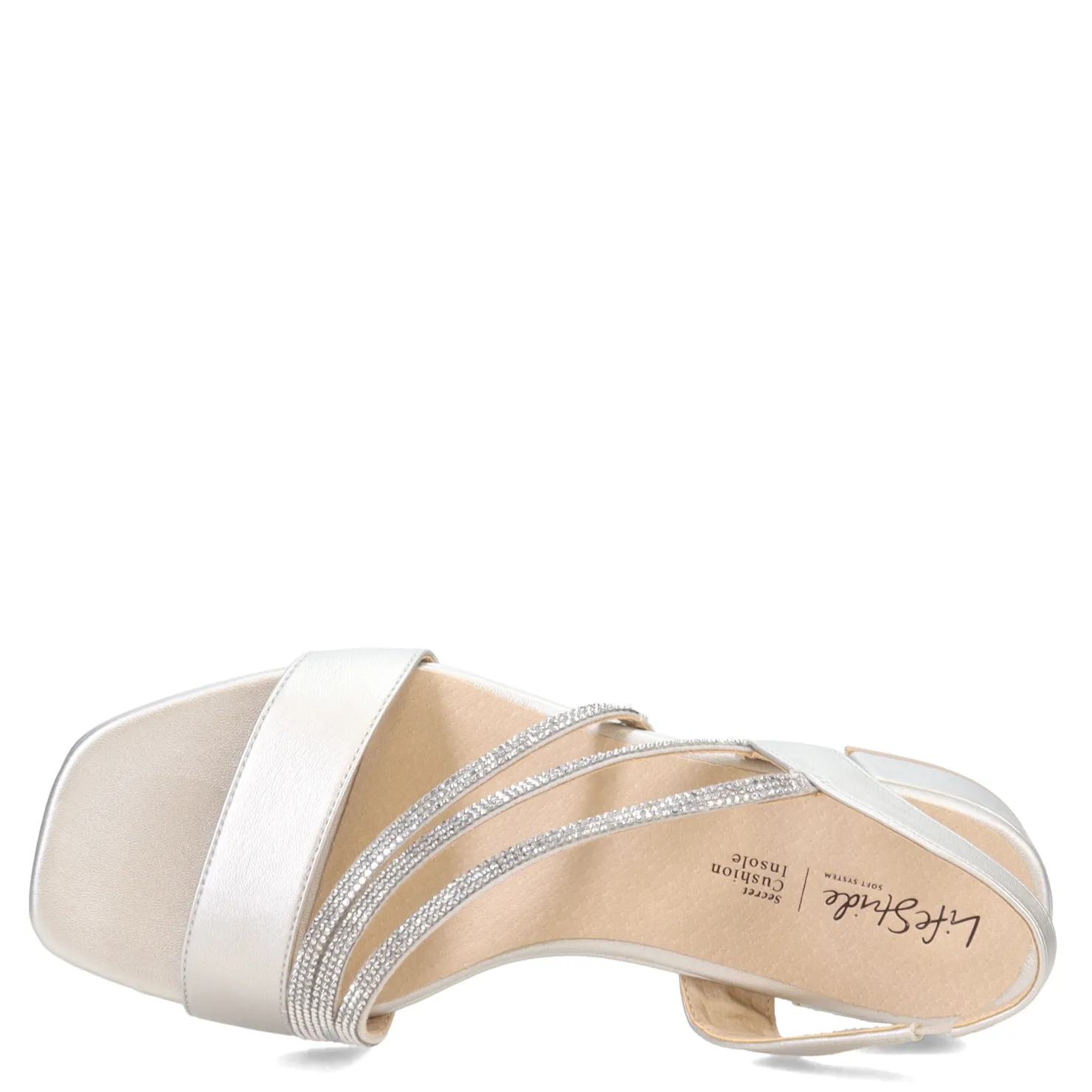 Heeled Sandals*LifeStride Women's , Joy Sandal Silver
