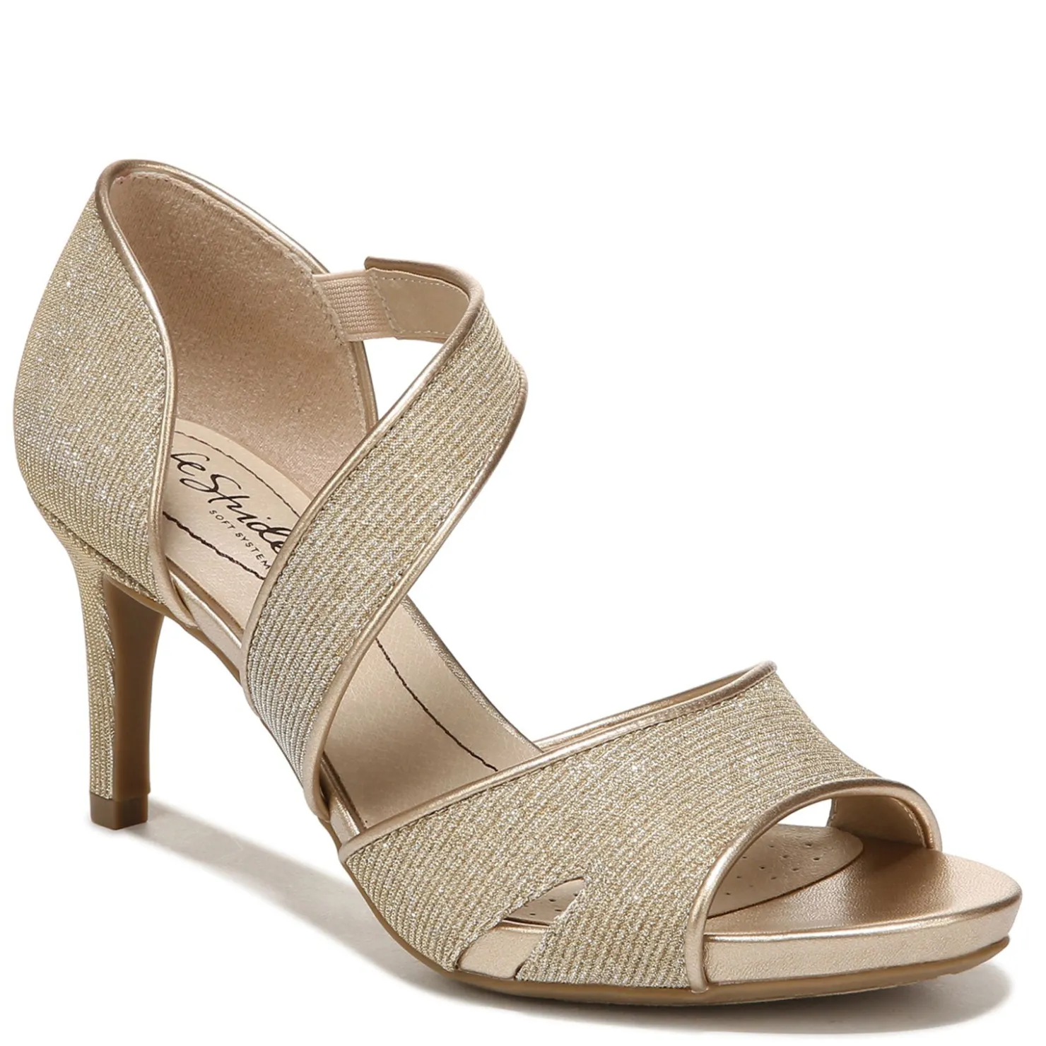 Heeled Sandals*LifeStride Women's , Mega Sandal Platino