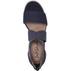 Wedges*LifeStride Women's , Thrive Sandal Navy