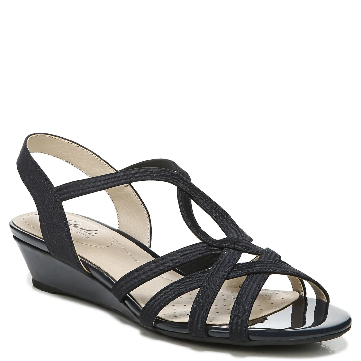 Wedges*LifeStride Women's , Yaya Sandal Navy