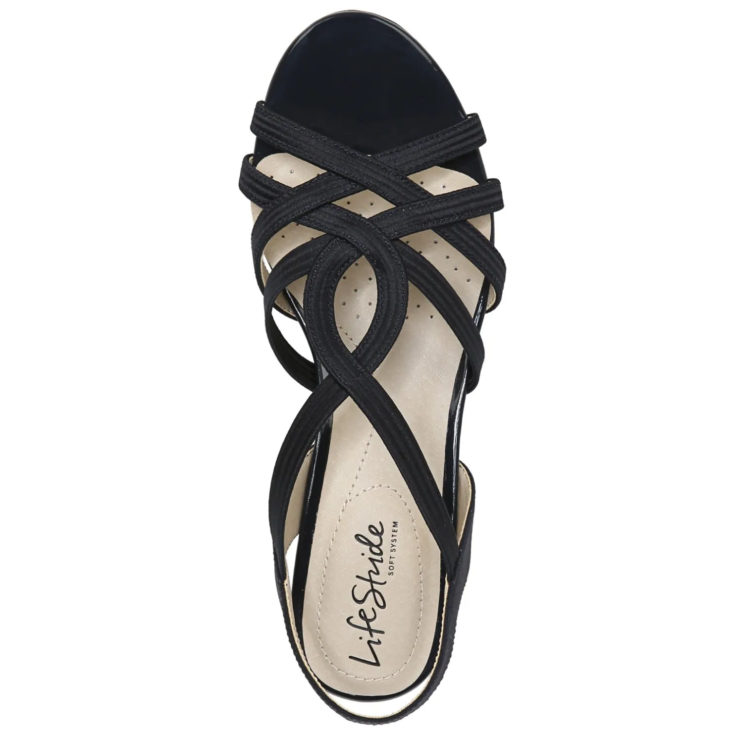 Wedges*LifeStride Women's , Yaya Sandal Navy