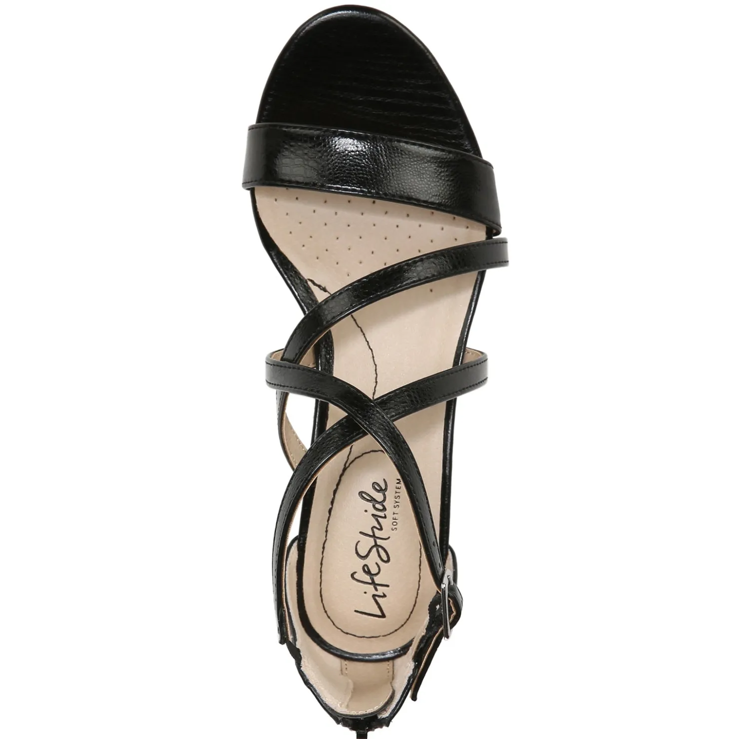 Wedges*LifeStride Women's , Yolanda Sandal Black