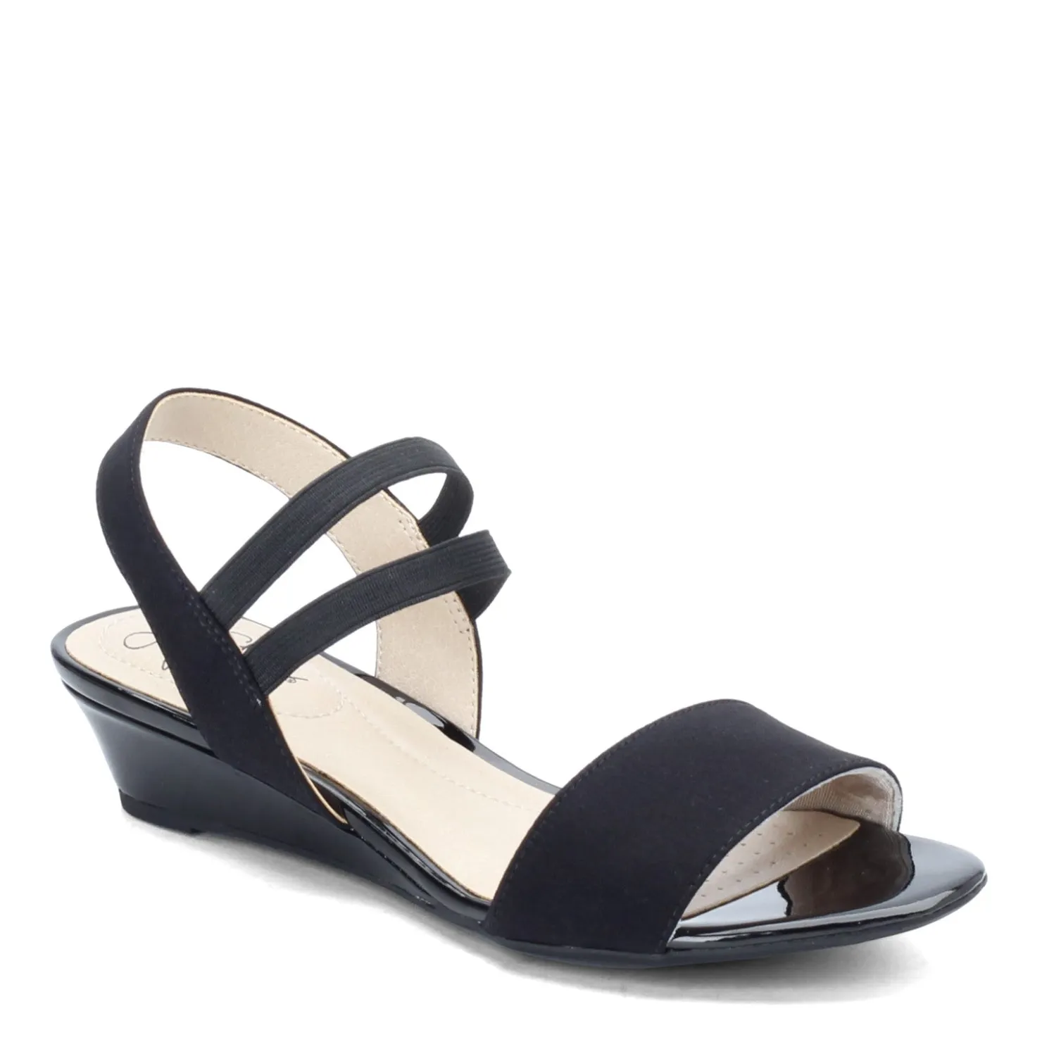 Wedges*LifeStride Women's , Yolo Sandal Black