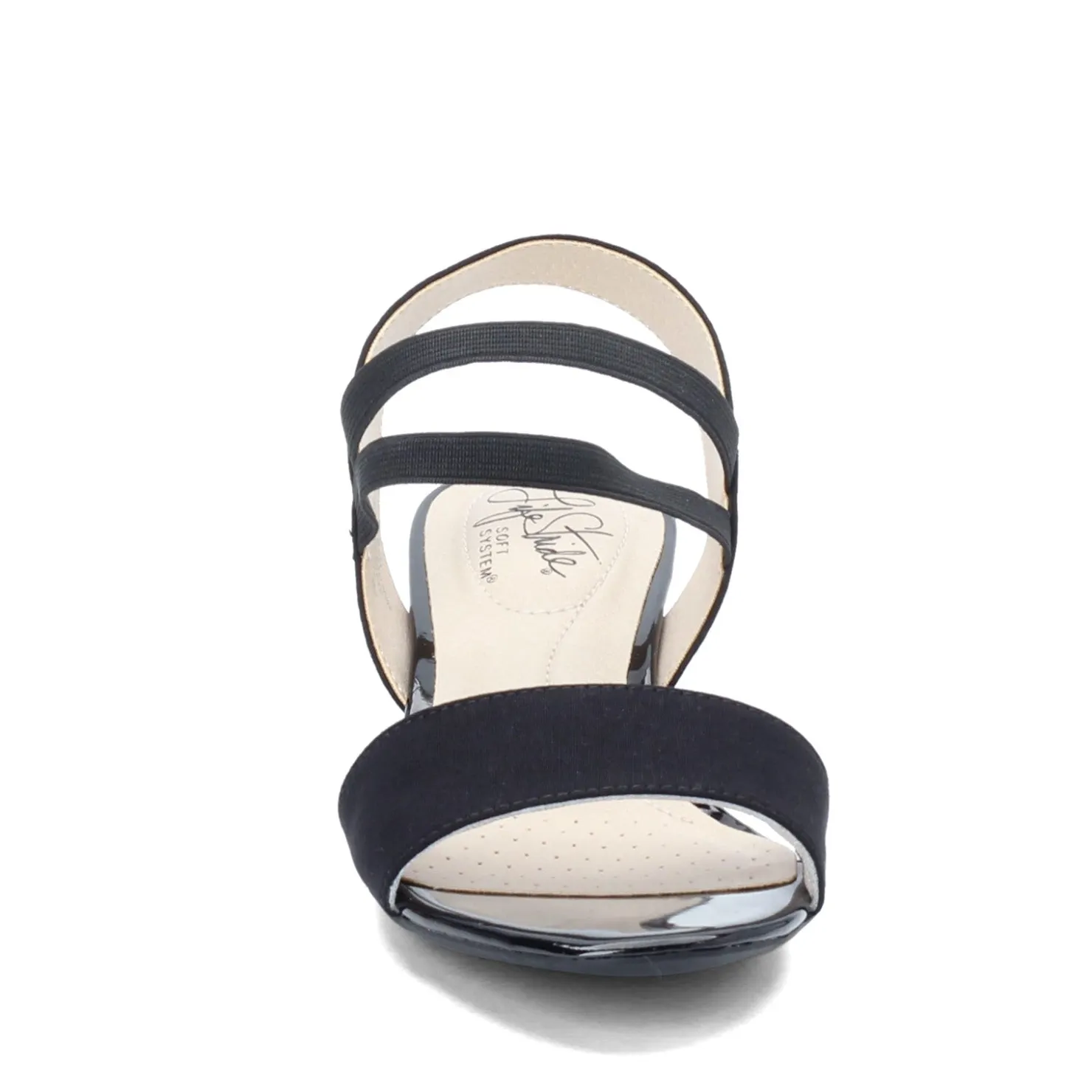 Wedges*LifeStride Women's , Yolo Sandal Black